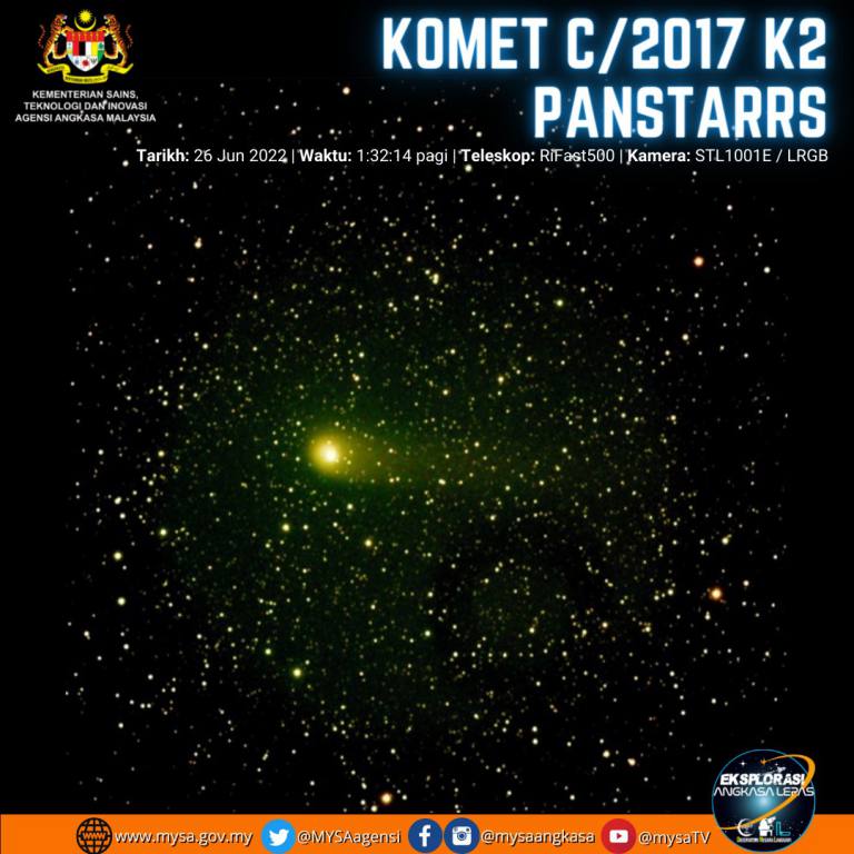 Komet C/2017 K2, PANSTARRS