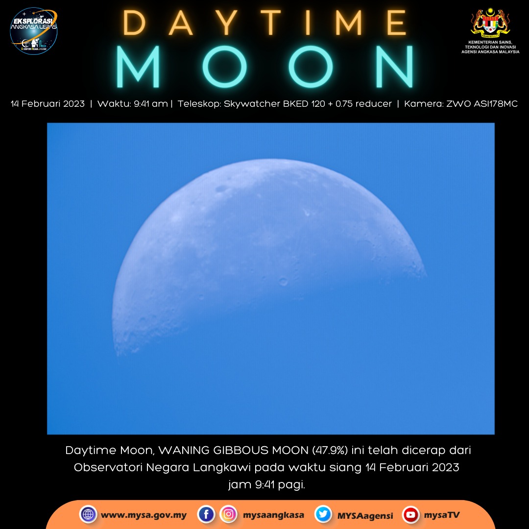Daytime Moon 14 Feb 2023
