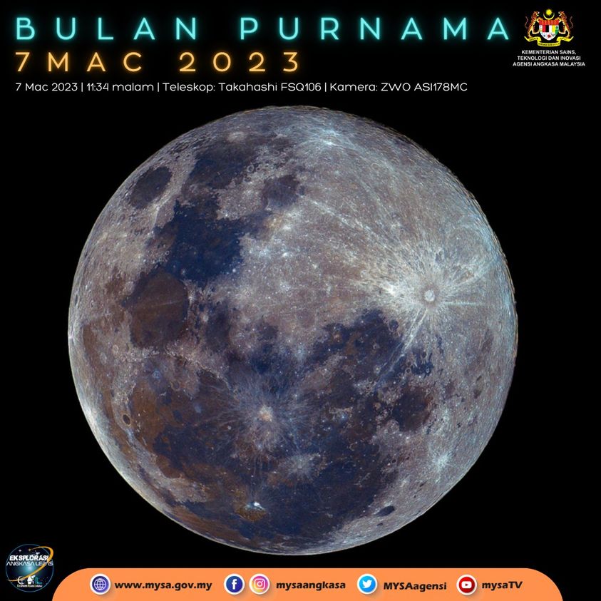 Bulan Purnama 7 Mac 2023