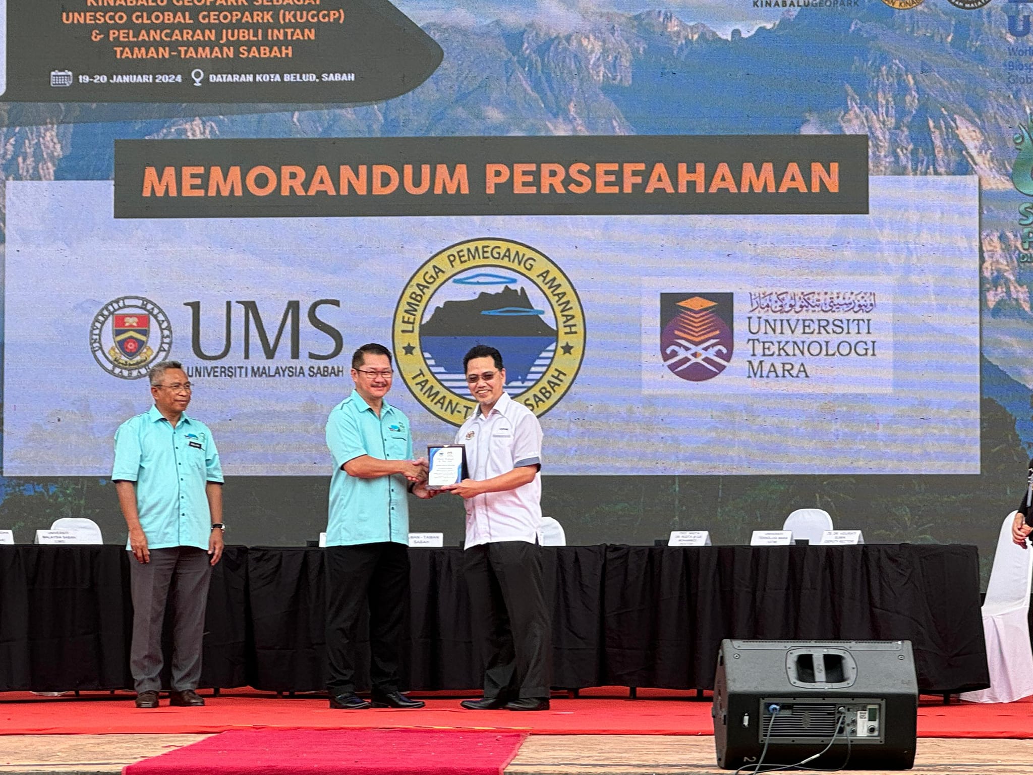 MOU MYSA DAN TAMAN2 SABAH 20 JAN 2024
