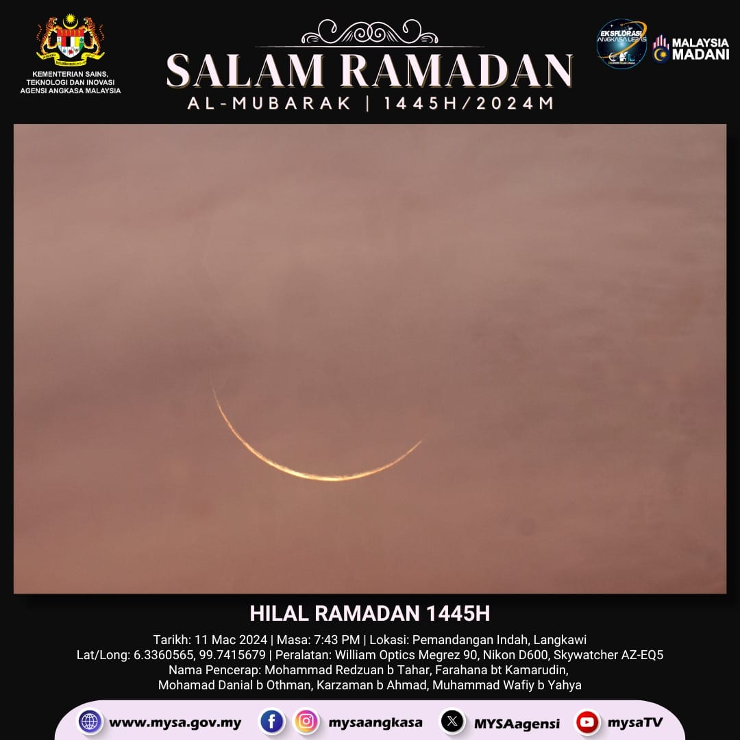 HILAL RAMADAN 1445H