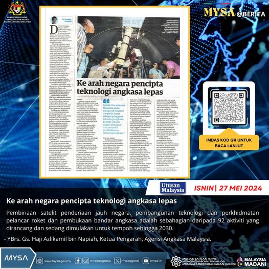 KE ARAH NEGARA PENCIPTA TEKNOLOGI ANGKASA LEPAS