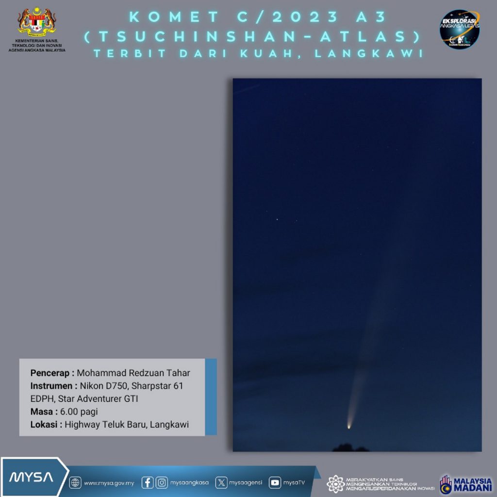 TM KOMET C/2023 A3 (TSUCHINSHAN–ATLAS)