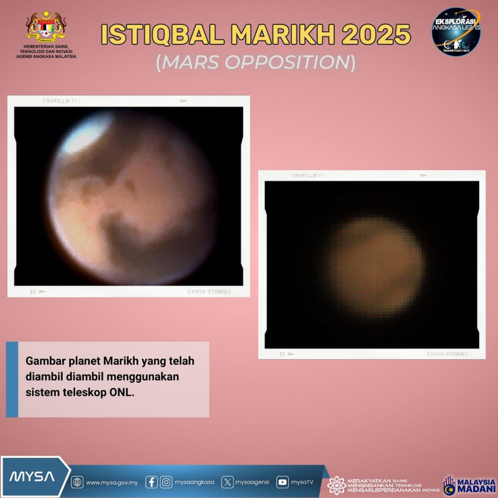 TM B ISTIQBAL MARIKH (MARS OPPOSITION) PADA 16 JANUARI 2025