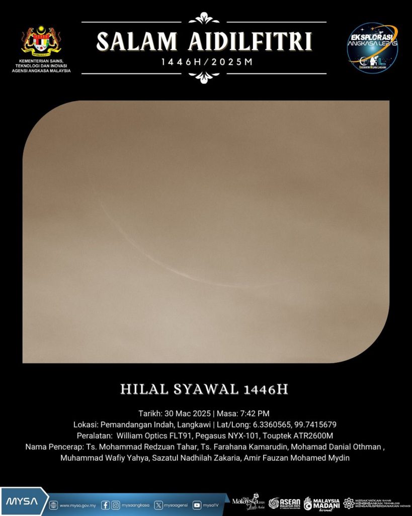 HILAL SYAWAL 1446H