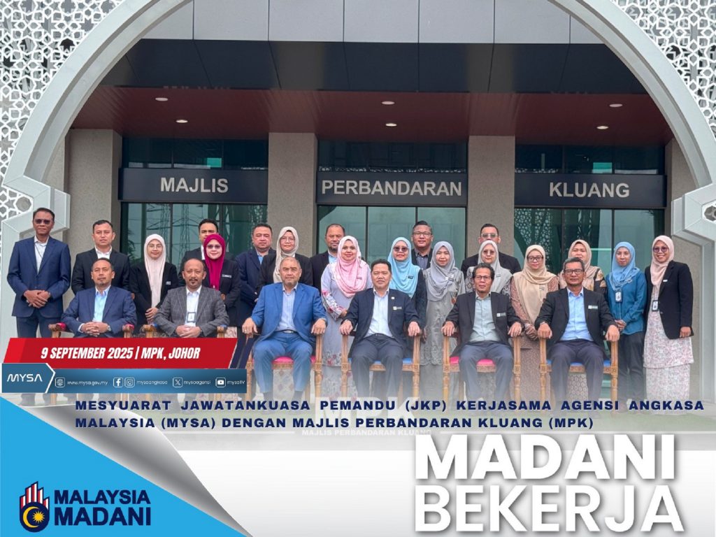 MESYUARAT JAWATANKUASA PEMANDU (JKP) KERJASAMA MYSA DAN MAJLIS PERBANDARAN KLUANG (MPK) PADA 9 SEPTEMBER 2025