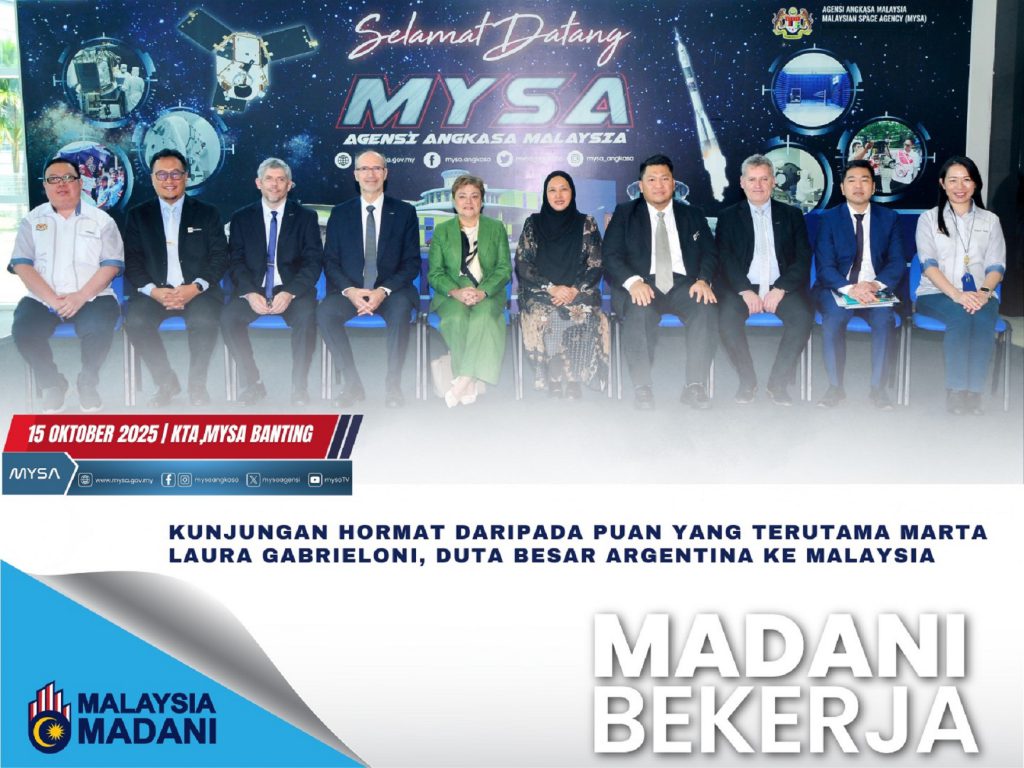 KUNJUNGAN HORMAT PUAN YANG TERUTAMA DUTA BESAR ARGENTINA KE MALAYSIA KE KOMPLEKS TEKNOLOGI ANGKASA, MYSA, BANTING PADA 15 OKTOBER 2025