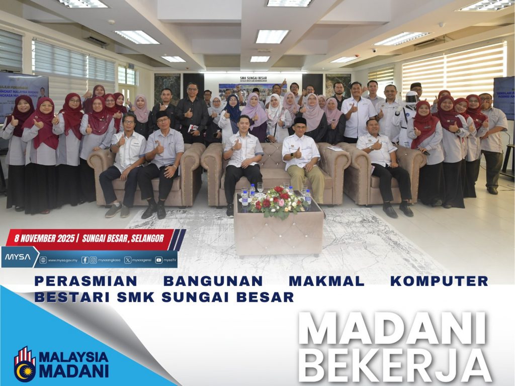 PERASMIAN BANGUNAN MAKMAL KOMPUTER BESTARI SMK SUNGAI BESAR PADA 8 NOVEMBER 2025