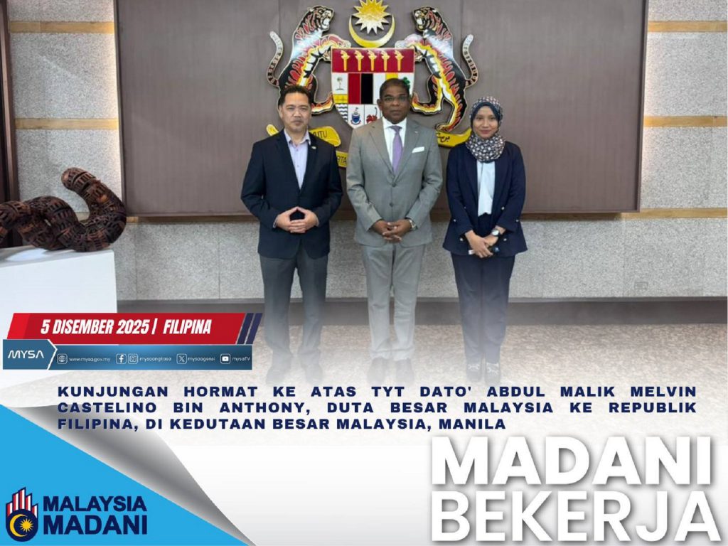 KUNJUNGAN HORMAT KE ATAS TYT DUTA BESAR MALAYSIA KE REPUBLIK FILIPINA DI MANILA PADA 5 DISEMBER 2025