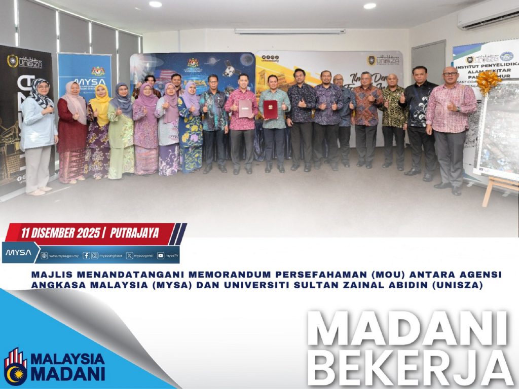 MAJLIS MENANDATANGANI MEMORANDUM PERSEFAHAMAN (MOU) ANTARA MYSA DAN UNISZA PADA 11 DISEMBER 2025