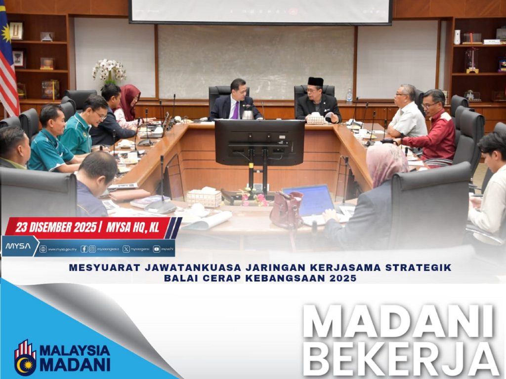 MESYUARAT JAWATNKUASA JARINGAN KERJASAMA STRATEGIK BALAI CERAP KEBANGSAAN 2025 PADA 23 DISEMBER 2025