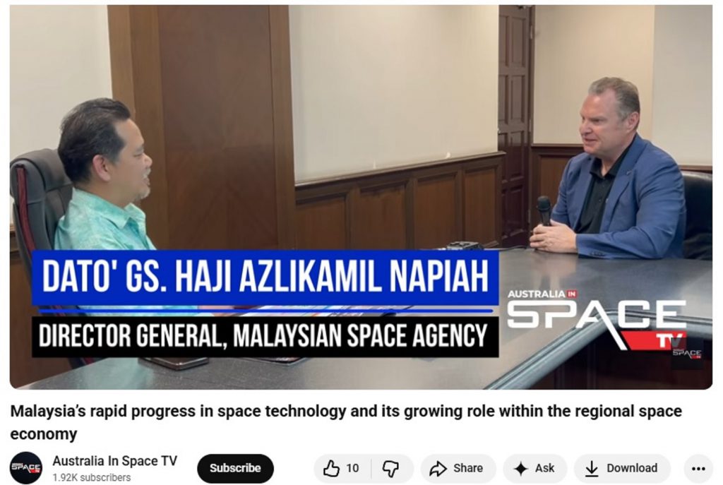 WAWANCARA AUSTRALIA IN SPACE TV BERSAMA KP MYSA