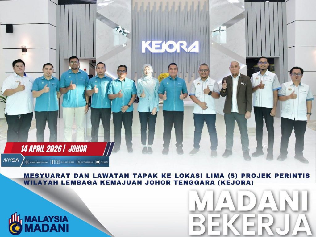 MESYUARAT DAN LAWATAN TAPAK KE LOKASI LIMA (5) PROJEK PERINTIS WILAYAH LEMBAGA KEMAJUAN JOHOR TENGGARA (KEJORA) PADA 14 APRIL 2026