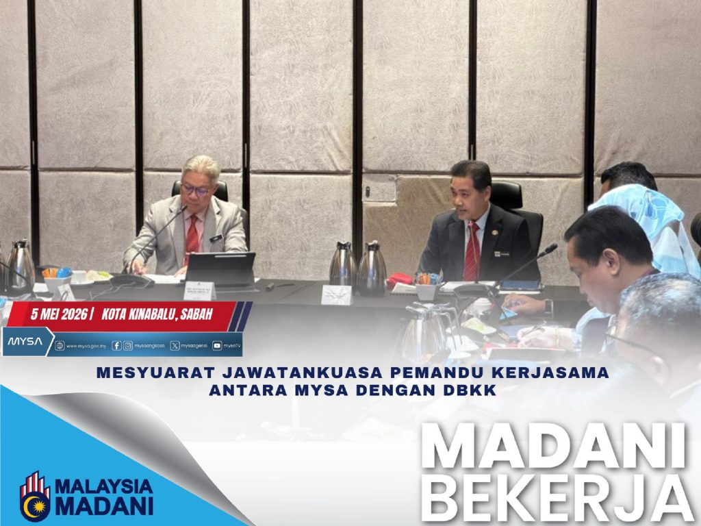 MESYUARAT JAWATANKUASA PEMANDU (JKP) KERJASAMA ANTARA MYSA DENGAN DBKK PADA 5 MEI 2026