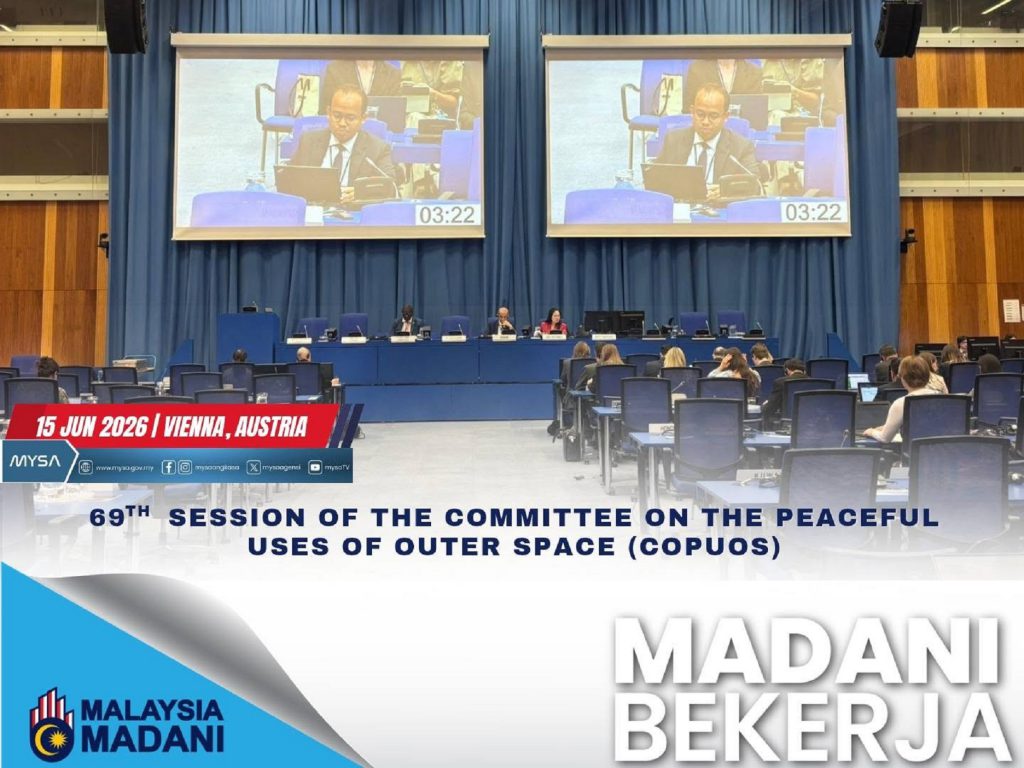 69TH SESSION OF THE COMMITTEE ON THE PEACEFUL USES OF OUTER SPACE (COPUOS) PADA 15 JUN 2026