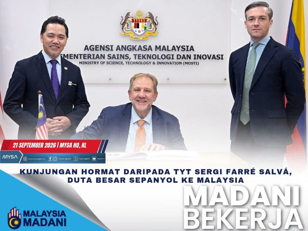 KUNJUNGAN HORMAT TYT SERGI FARRÉ SALVÁ, DUTA BESAR SEPANYOL KE MALAYSIA PADA 21 SEPTEMBER 2026