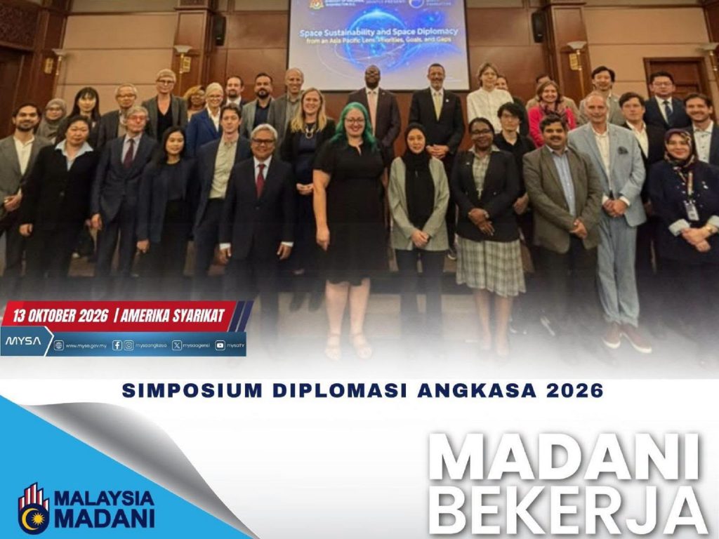 SIMPOSIUM DIPLOMASI ANGKASA 2026 PADA 13 OKTOBER 2026 DI AMERIKA SYARIKAT