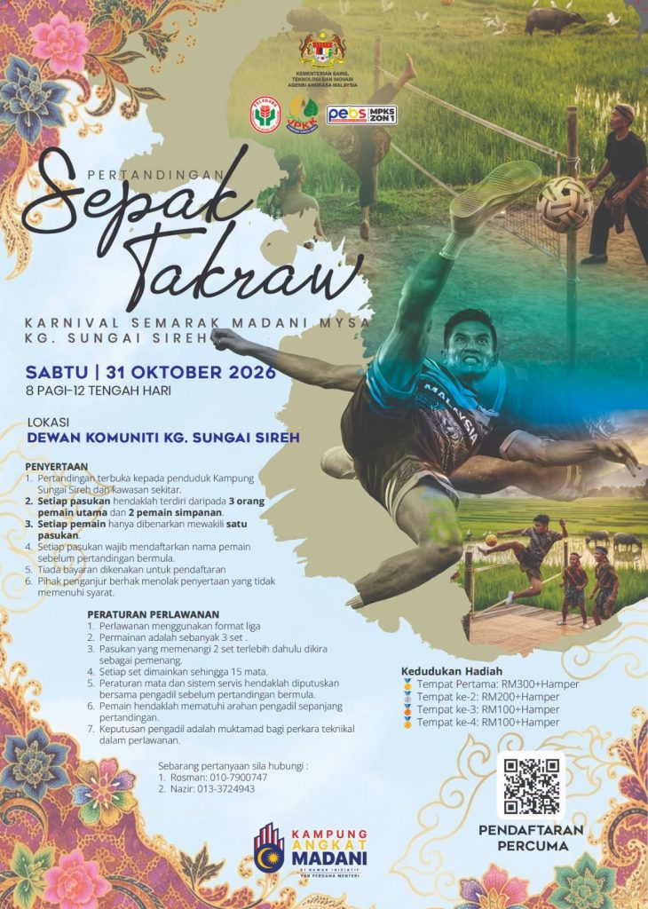 KARNIVAL SEMARAK MADANI MYSA KAMPUNG SUNGAI SIREH