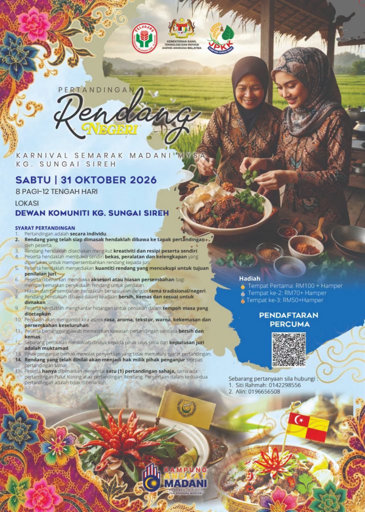 JOM MERIAHKAN KARNIVAL SEMARAK MADANI MYSA KAMPUNG SUNGAI SIREH 🎪✨